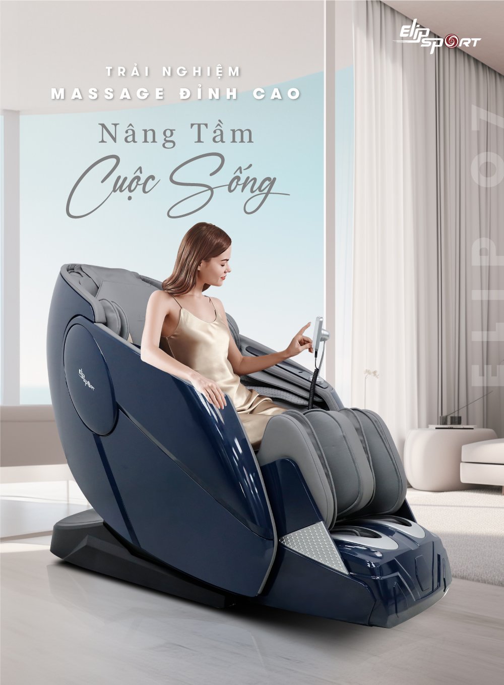 ghế massage elip o7 new 