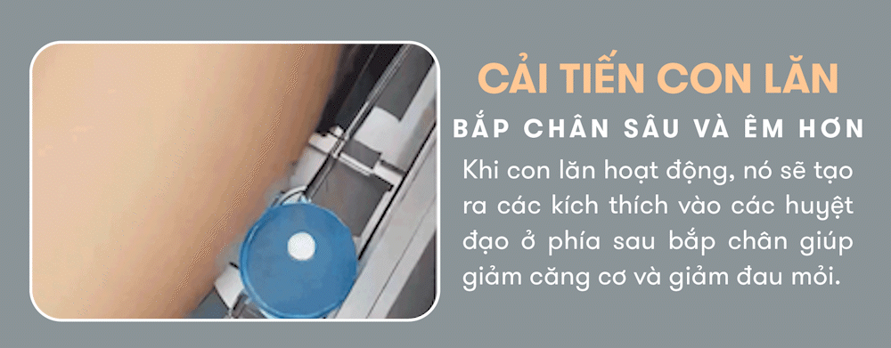 ghế massage elip o7 new cải tiến con lăn