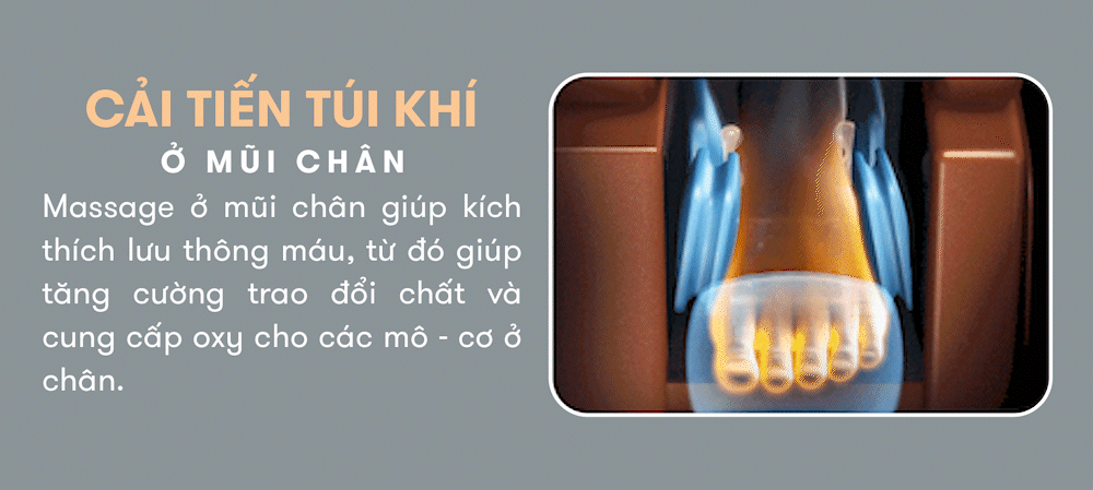 ghế massage elip o7 new túi khí được cải tiến