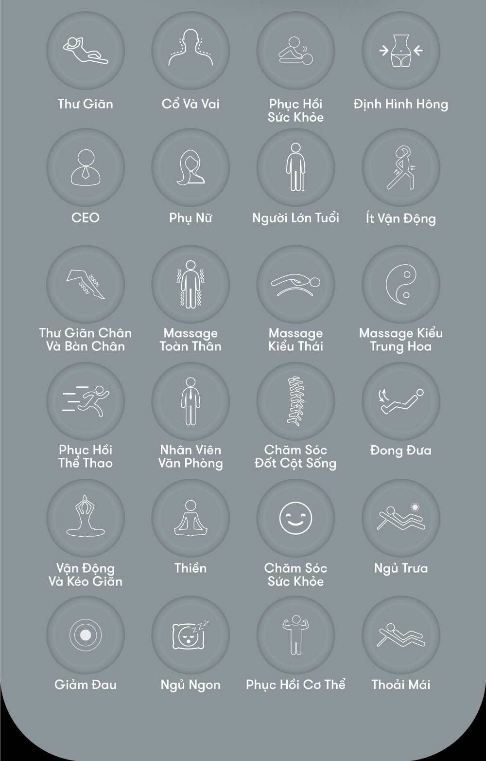 ghế massage elip o7 new nhiều chế độ thư giãn