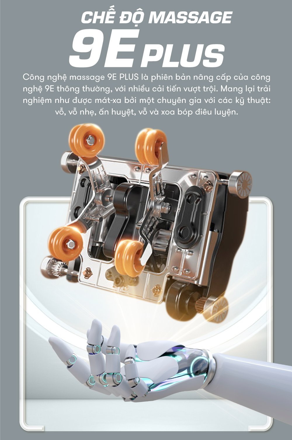 ghế massage elip o7 new chế độ massage mới