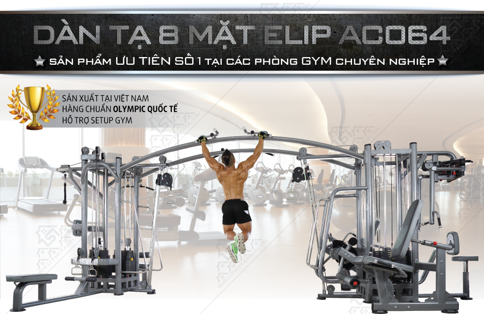 Dàn tạ 8 mặt Elip AC064
