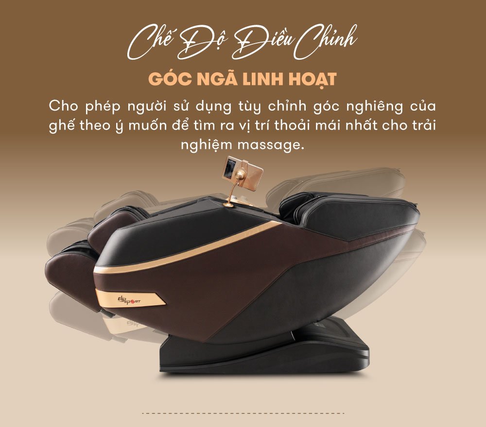 Ghế Massage ELIP Ole (New) chế độ điều chỉnh linh hoạt