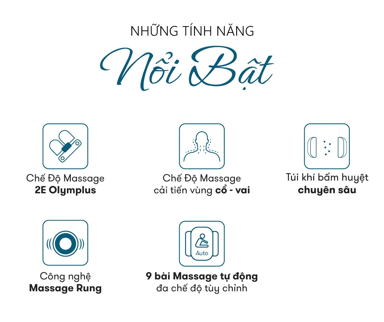 ghế massge elip d7 sở hữu nhiều tính năng nổi bật