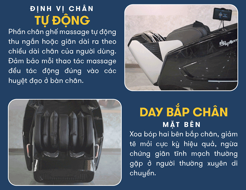 ghế mát xa thông minh elip o8