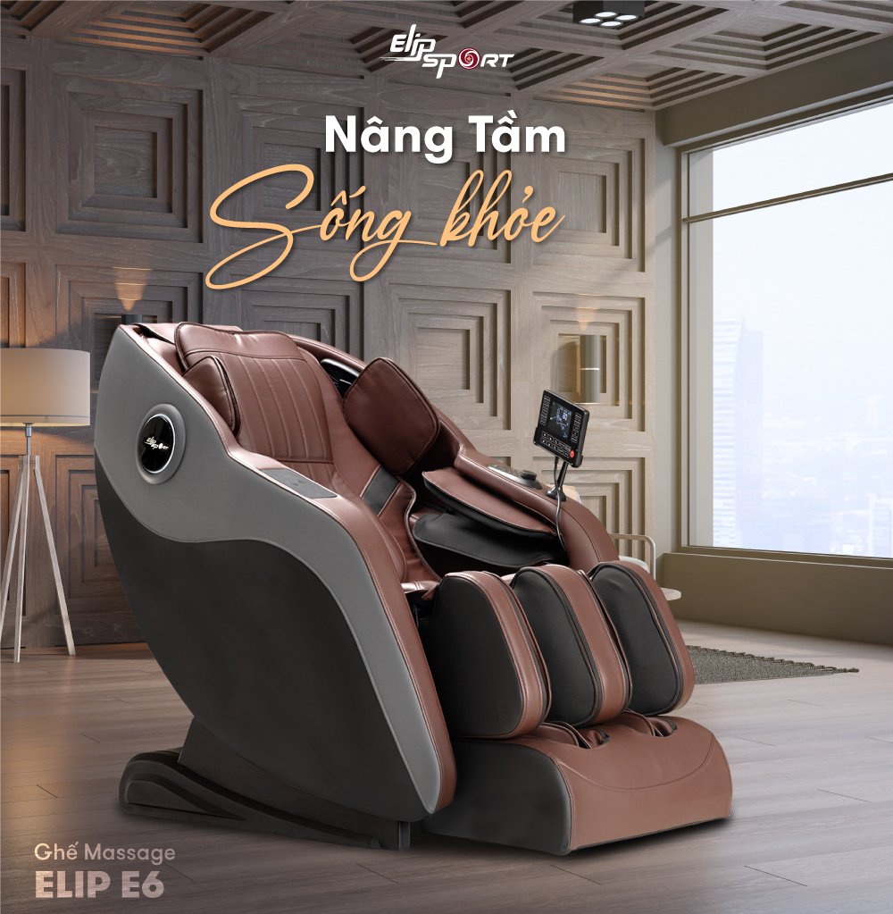 ghế massage elip e6 giúp nâng tầm cuộc sống