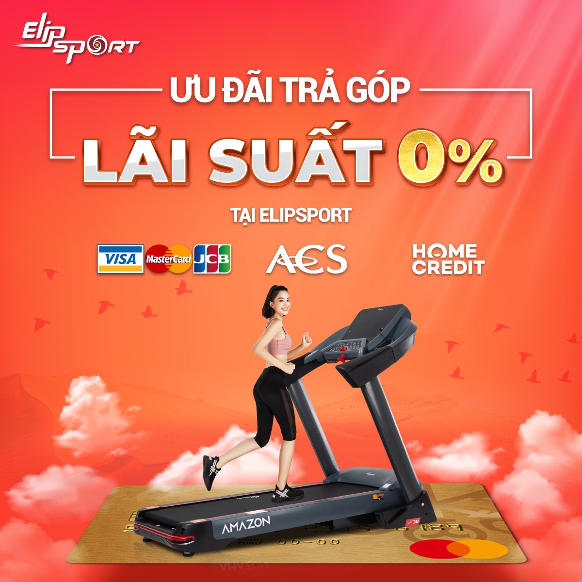 Máy chạy bộ ELIP Thomas