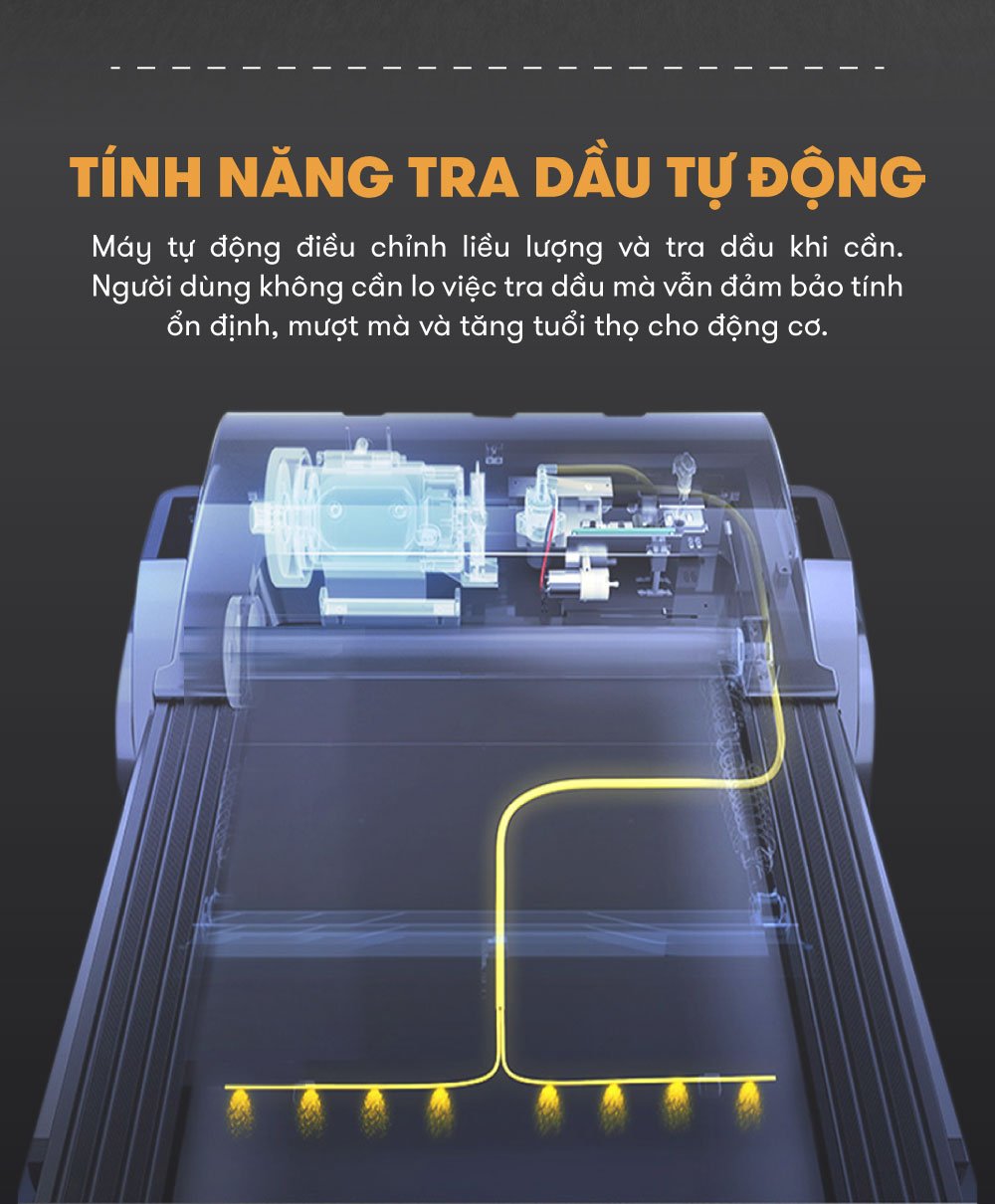 Máy chạy bộ ELIP Oscar - Black 50 Oscar Black 9