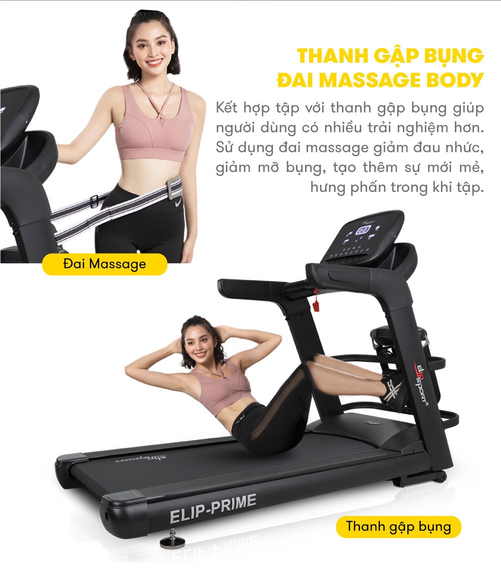 Máy chạy bộ ELIP Prime 19 Prime 10c