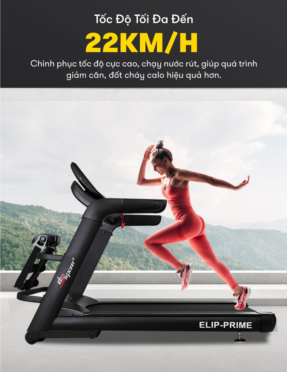 Máy chạy bộ ELIP Prime 13 Prime 4