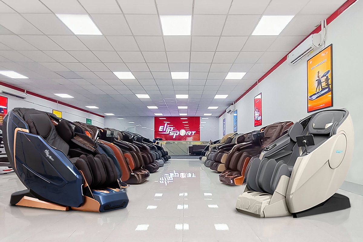 showroom ghế massage