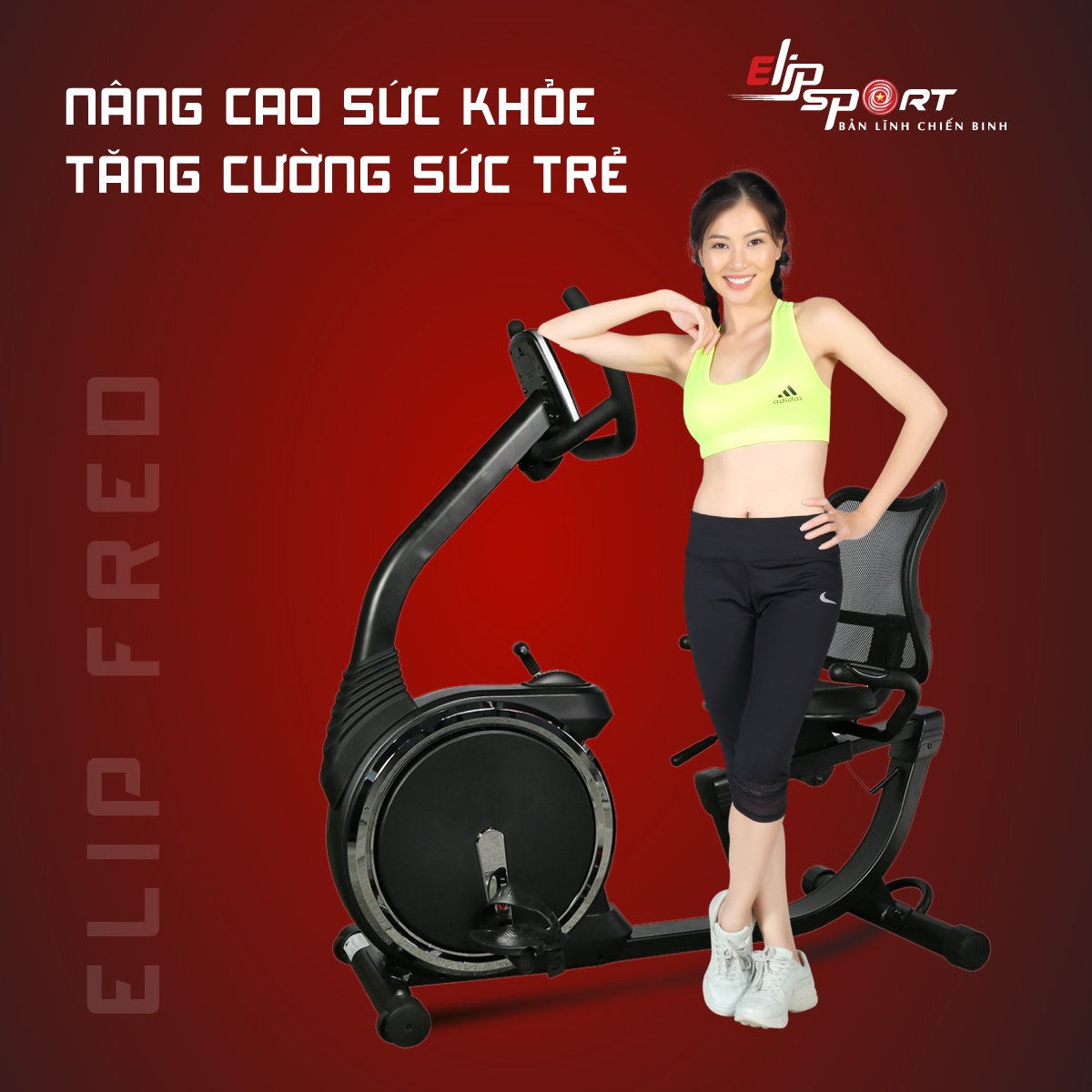 Xe đạp tập ELIP Fred
