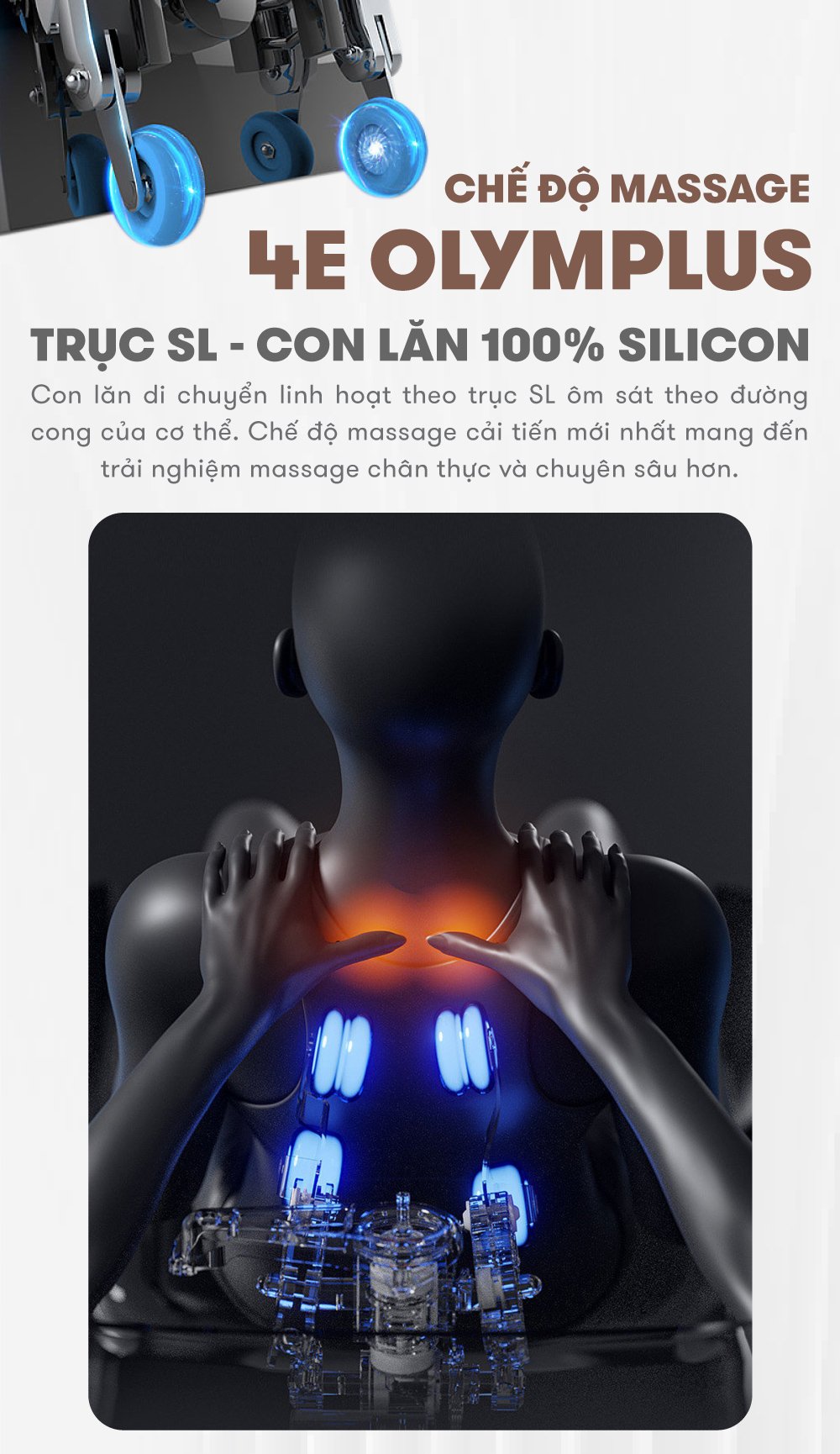 ghế massage elip e6 new