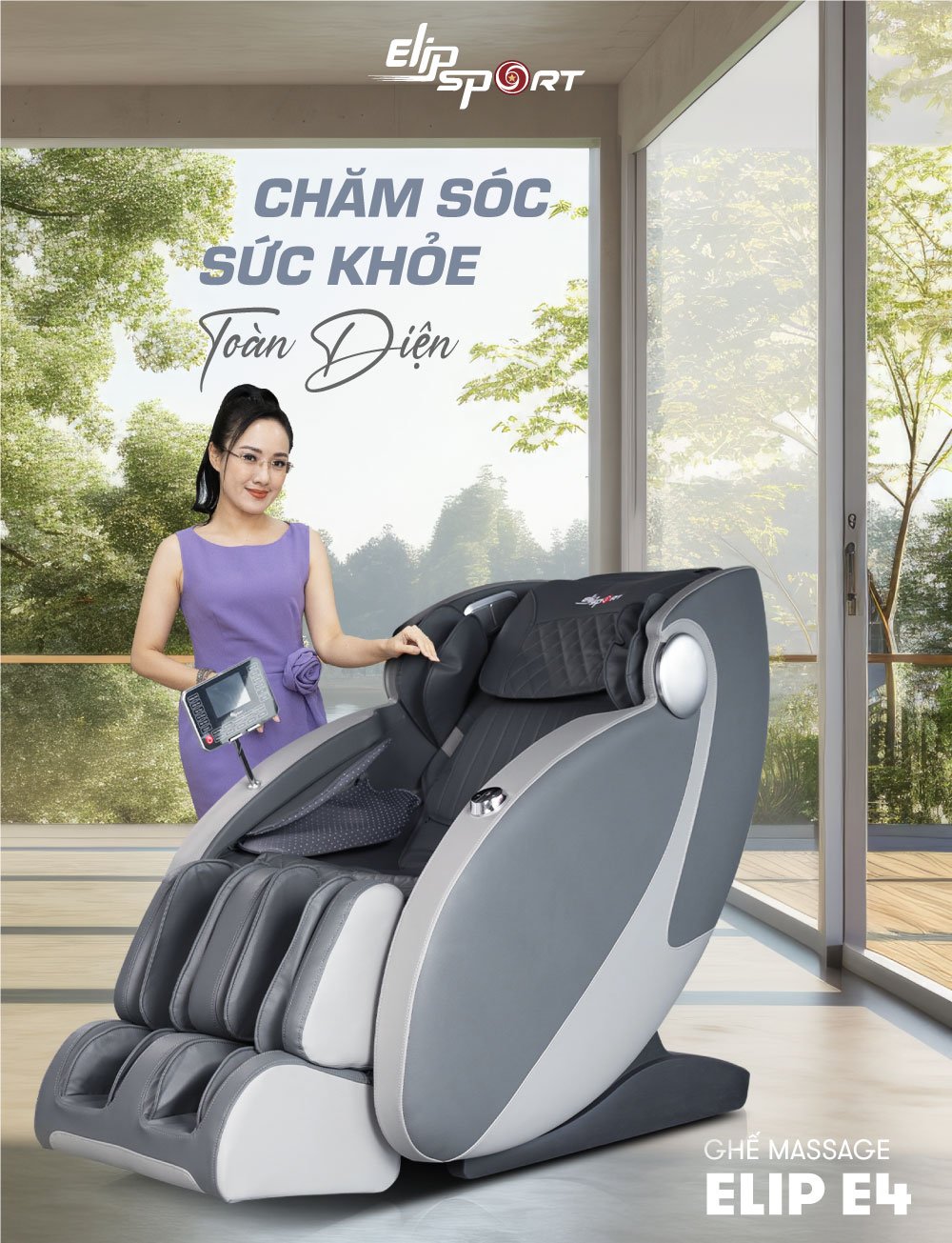 Ghế Massage ELIP E4 (GDV AG) 12 ghế massage elip e4 giúp chăm sóc sức khỏe tốt