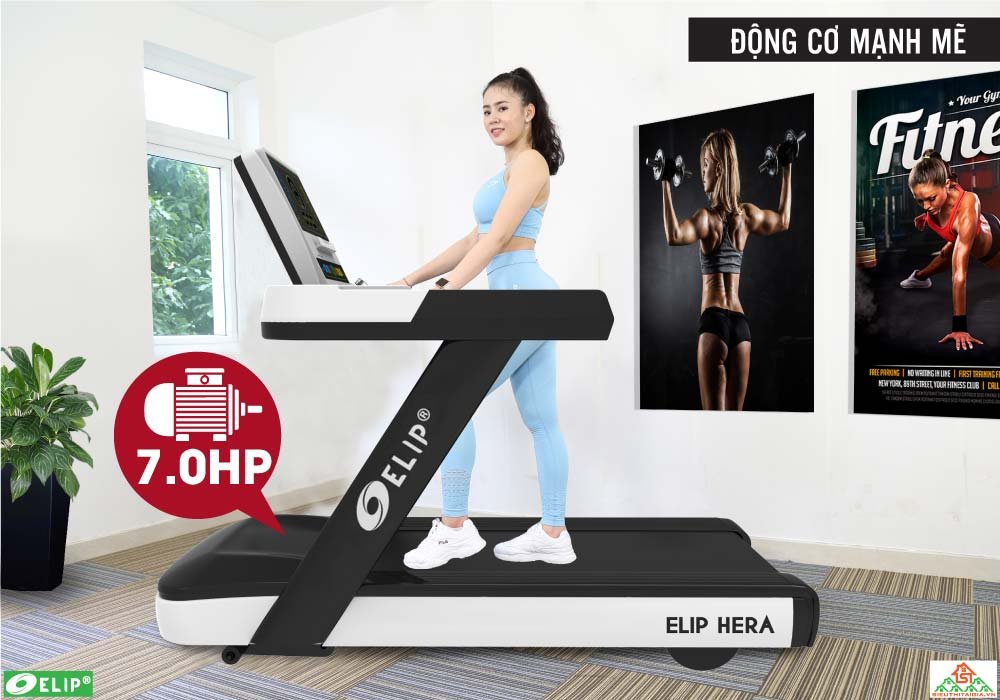 Máy Chạy Bộ Gym ELIP Hera Đơn Năng