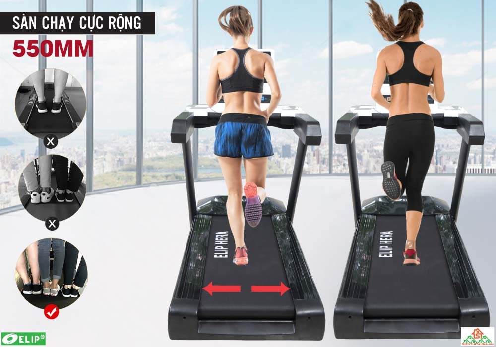 Máy Chạy Bộ Gym ELIP Hera Đơn Năng