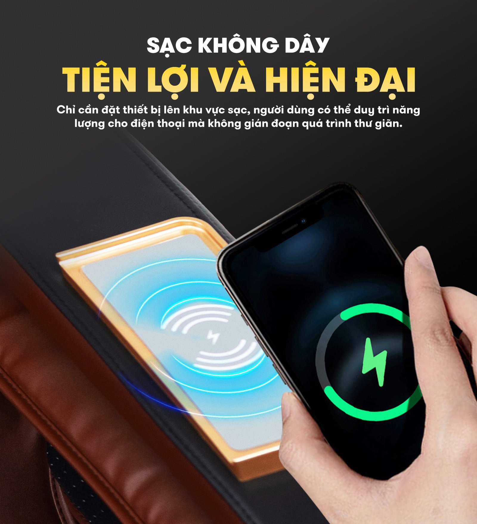 sạc không dây trên elip nova new
