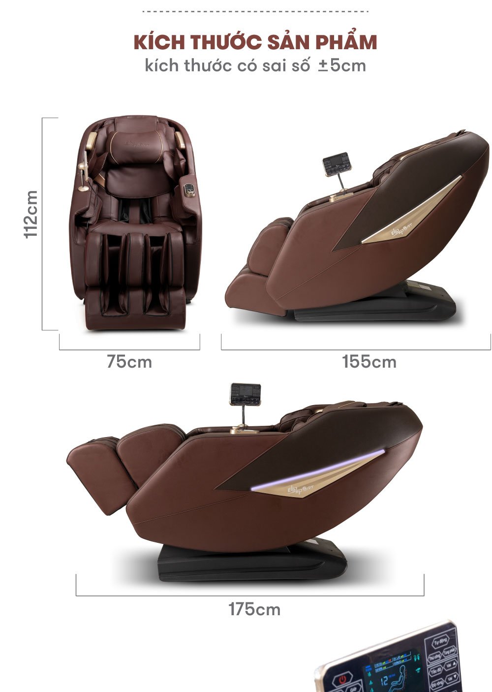 ghế massage elip wyner 2