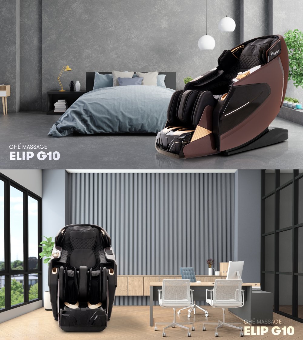 Ghế Massage ELIP G10 thiết kế phù hợp với mọi không gian