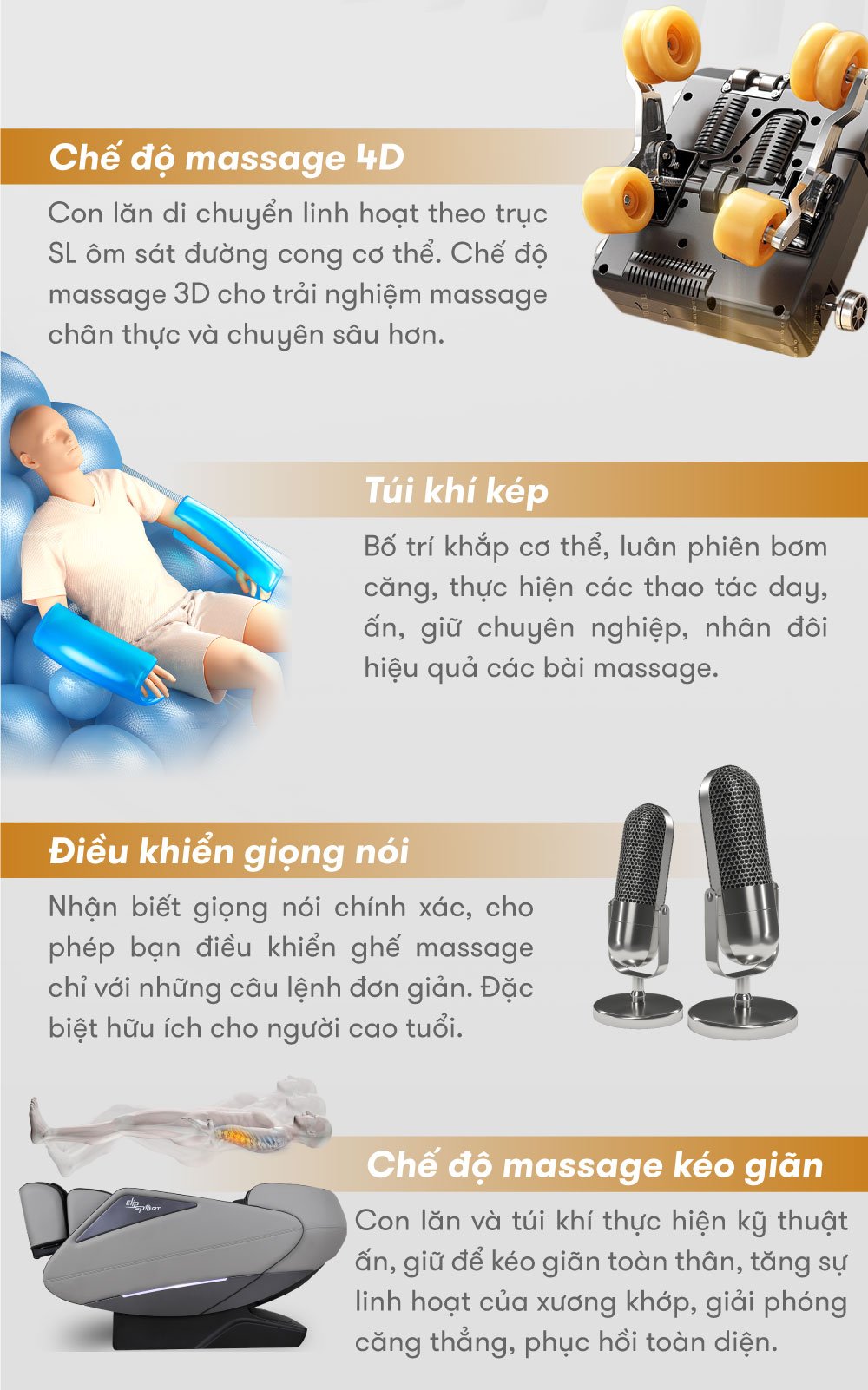 ghe massage elip Platinum Gray 2