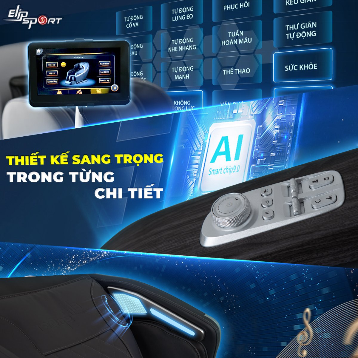 Ghế Massage ELIP Alexander