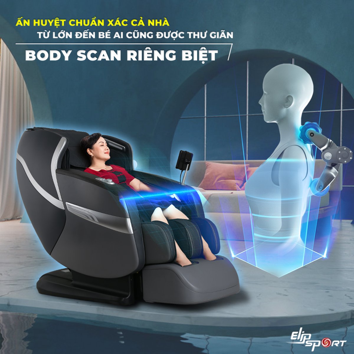 Ghế Massage ELIP Alexander