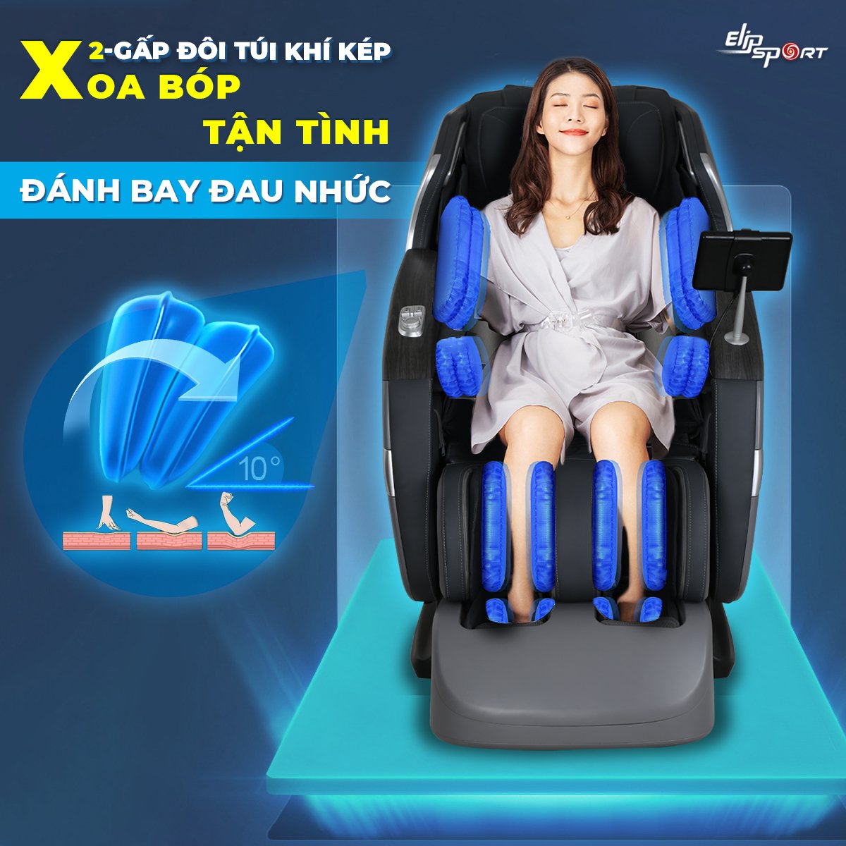 Ghế Massage ELIP Alexander