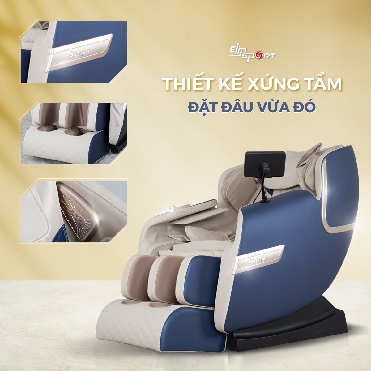 Ghế Massage ELIP Jupiter (AI, ion âm) 11 Ghế Massage ELIP Jupiter (AI, ion âm)