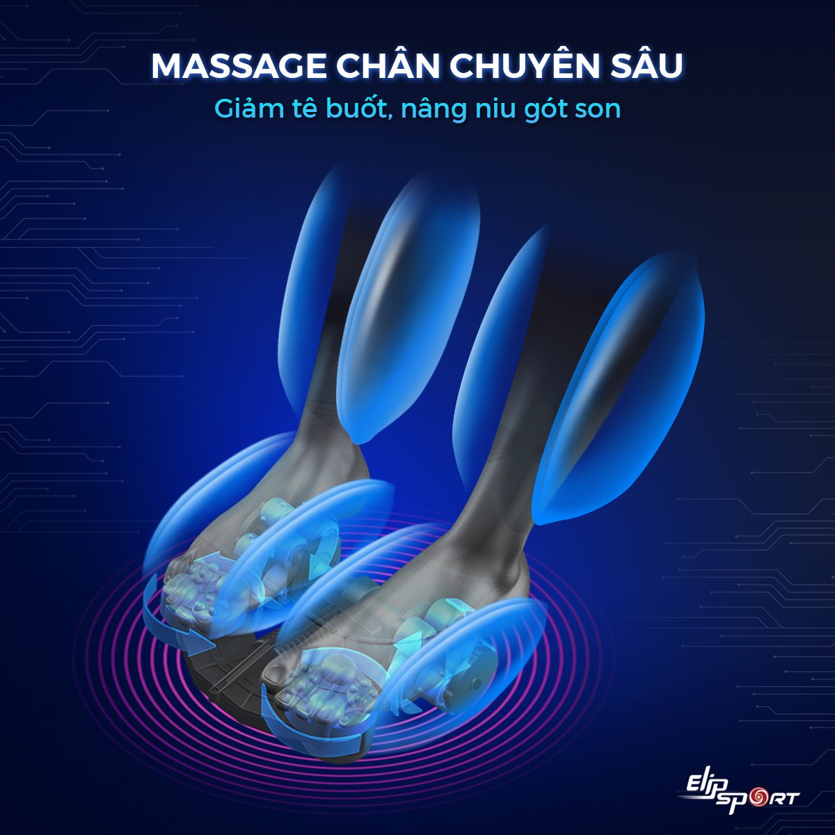 Ghế Massage ELIP Jupiter – Brown Soil