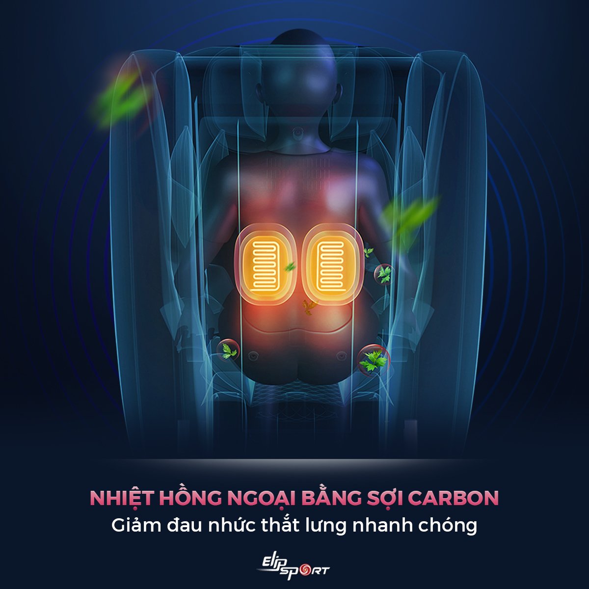 Ghế Massage ELIP Jupiter – Brown Soil