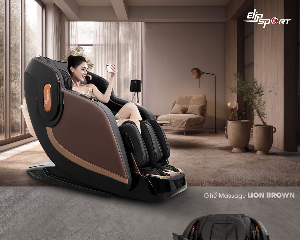 ELIP Lion - Brown Trưng bày 1