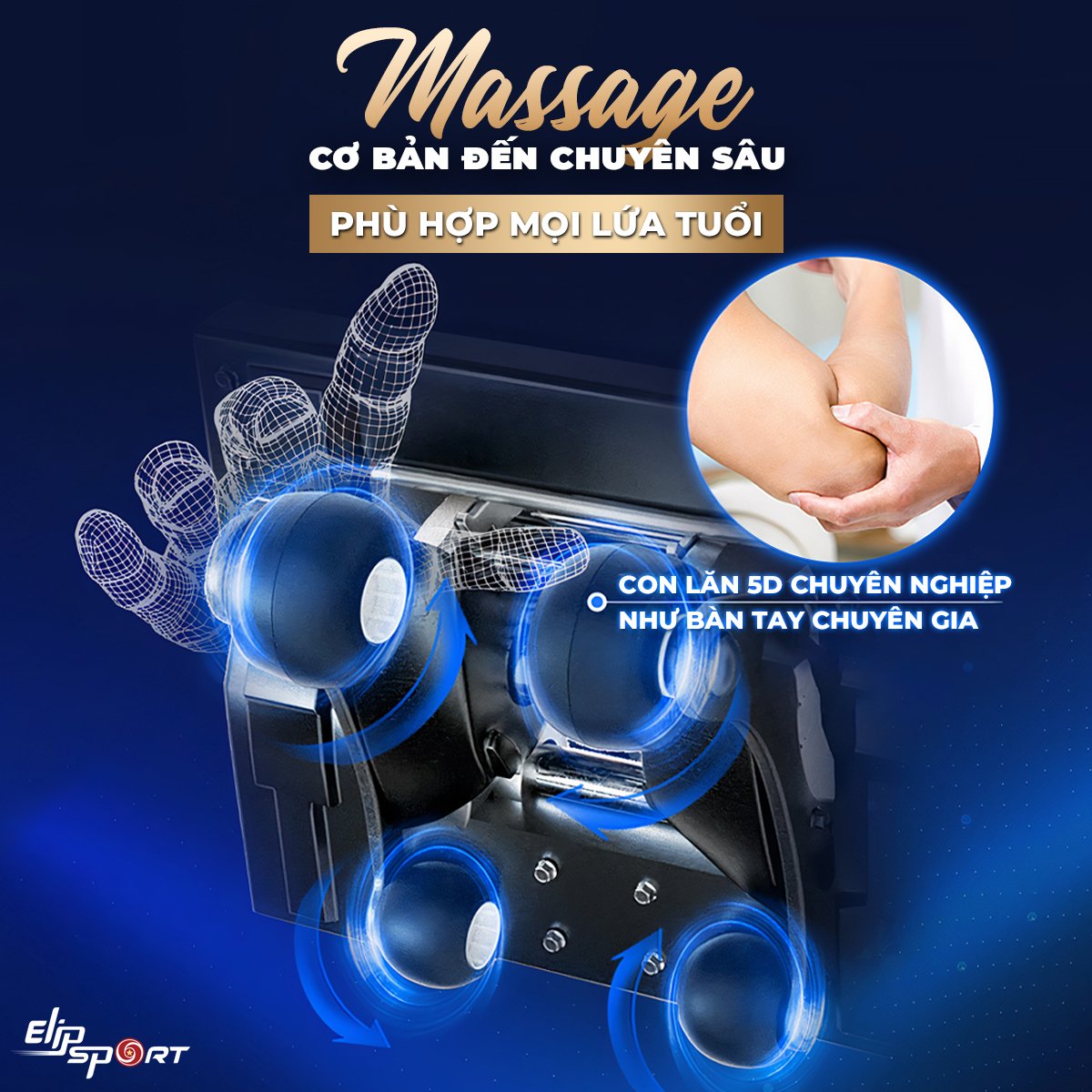 Ghế Massage ELIP Nobel