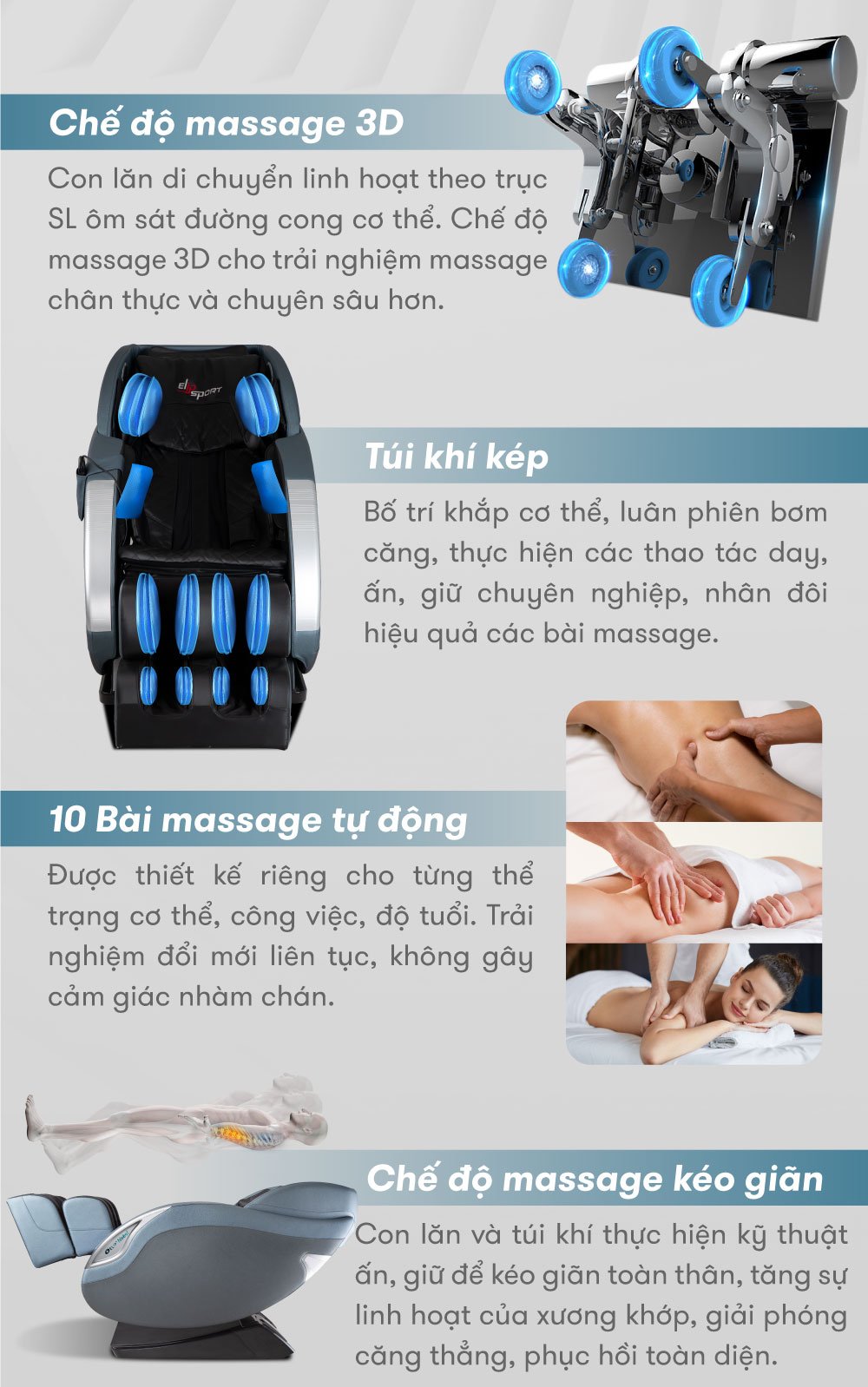 Ghế massage ELIP Nobel