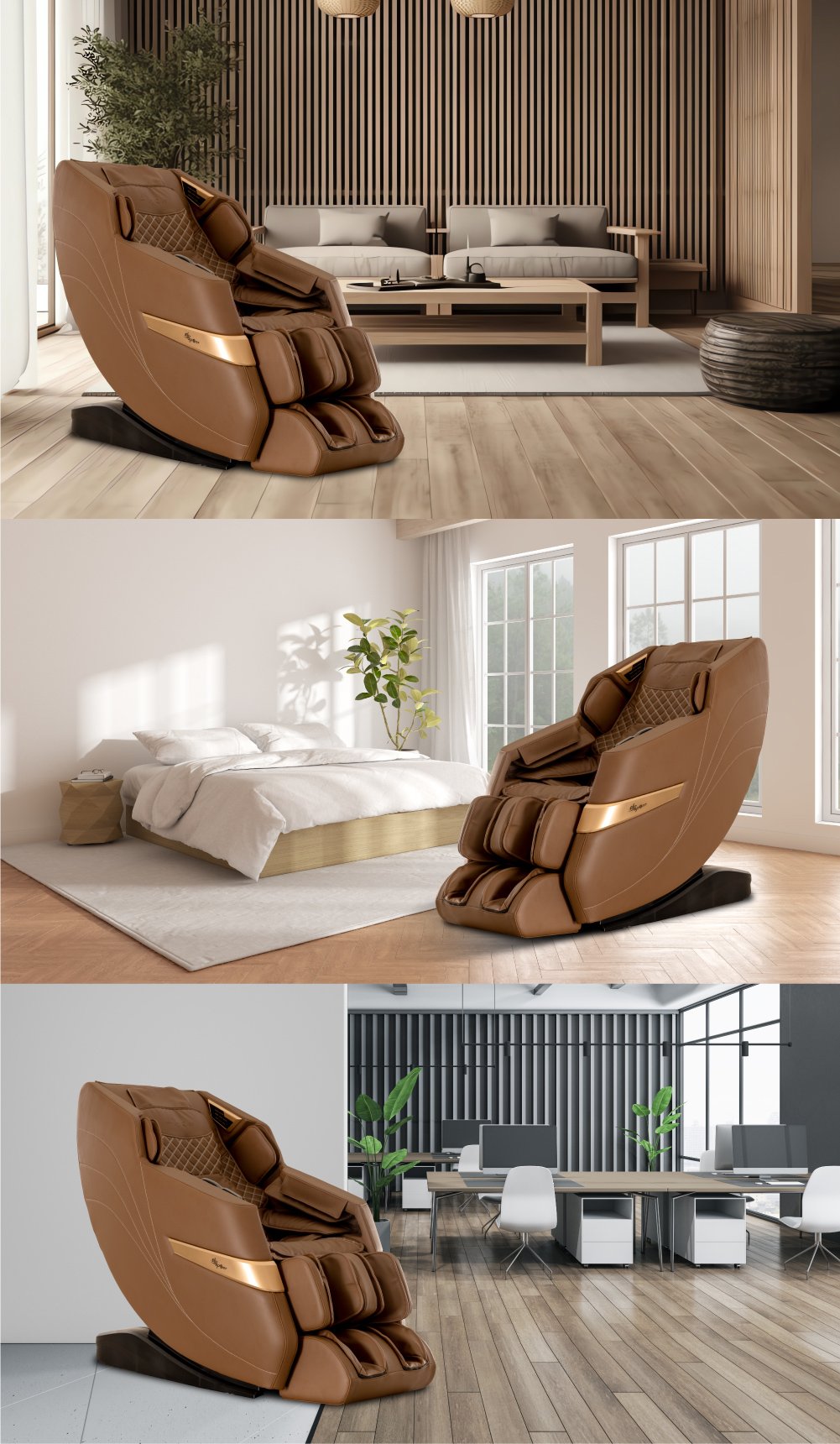 ghế massage elip o3 kiểu dáng sang trọng