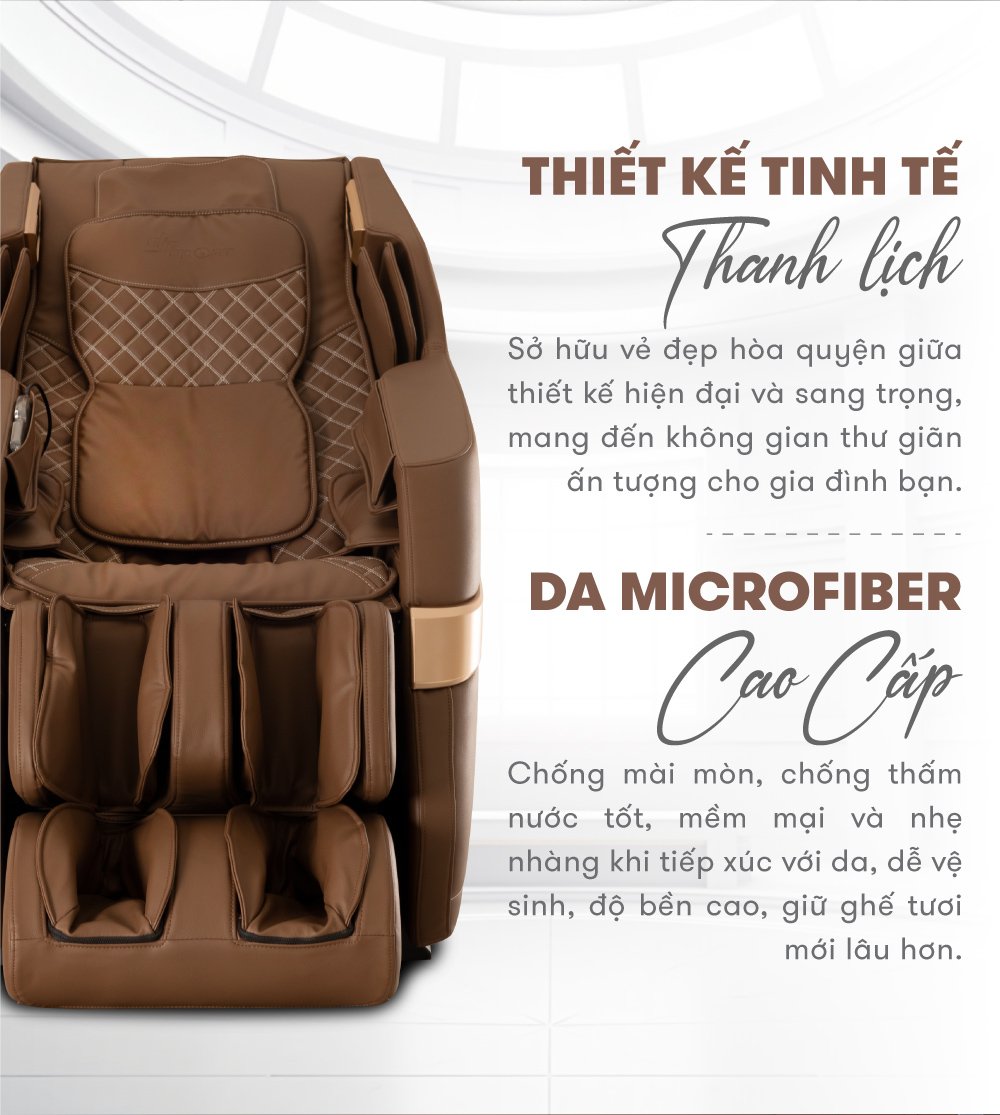 ghế massage elip o3 mang thiết kế tinh tế