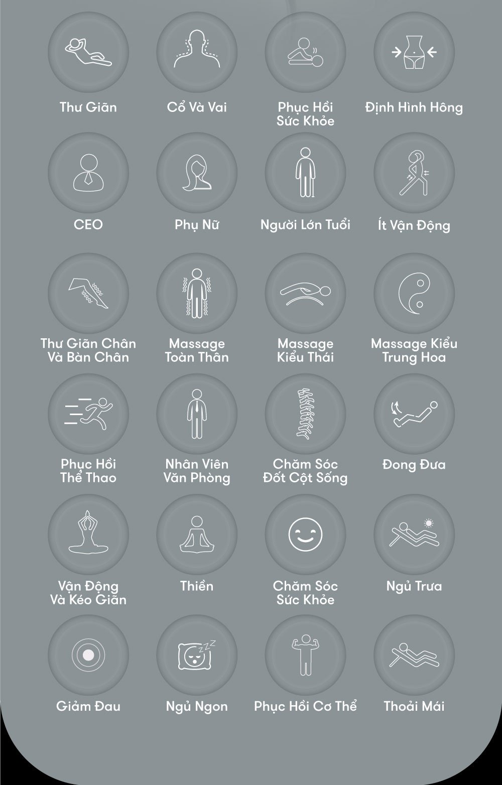 ghế massage elip o7 nhiều chế độ thư giãn