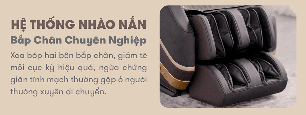 ghế massage elip ole cùng hệ thống nhào nắn