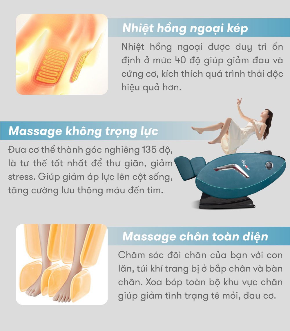 Ghế Massage ELIP Rhodi