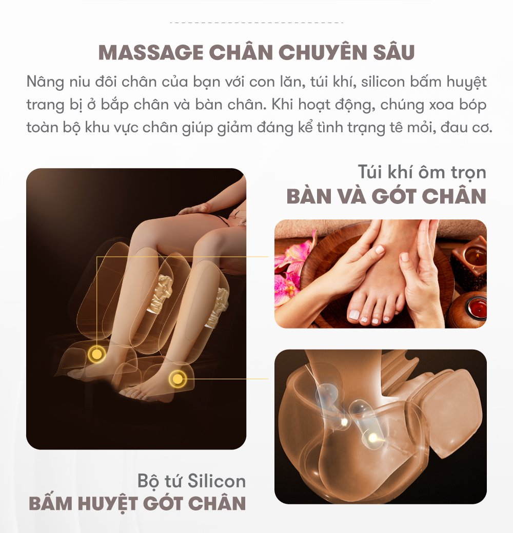 ELIP Tesla - Grey (Hàng Trưng Bày) massage chân chuyên sâu