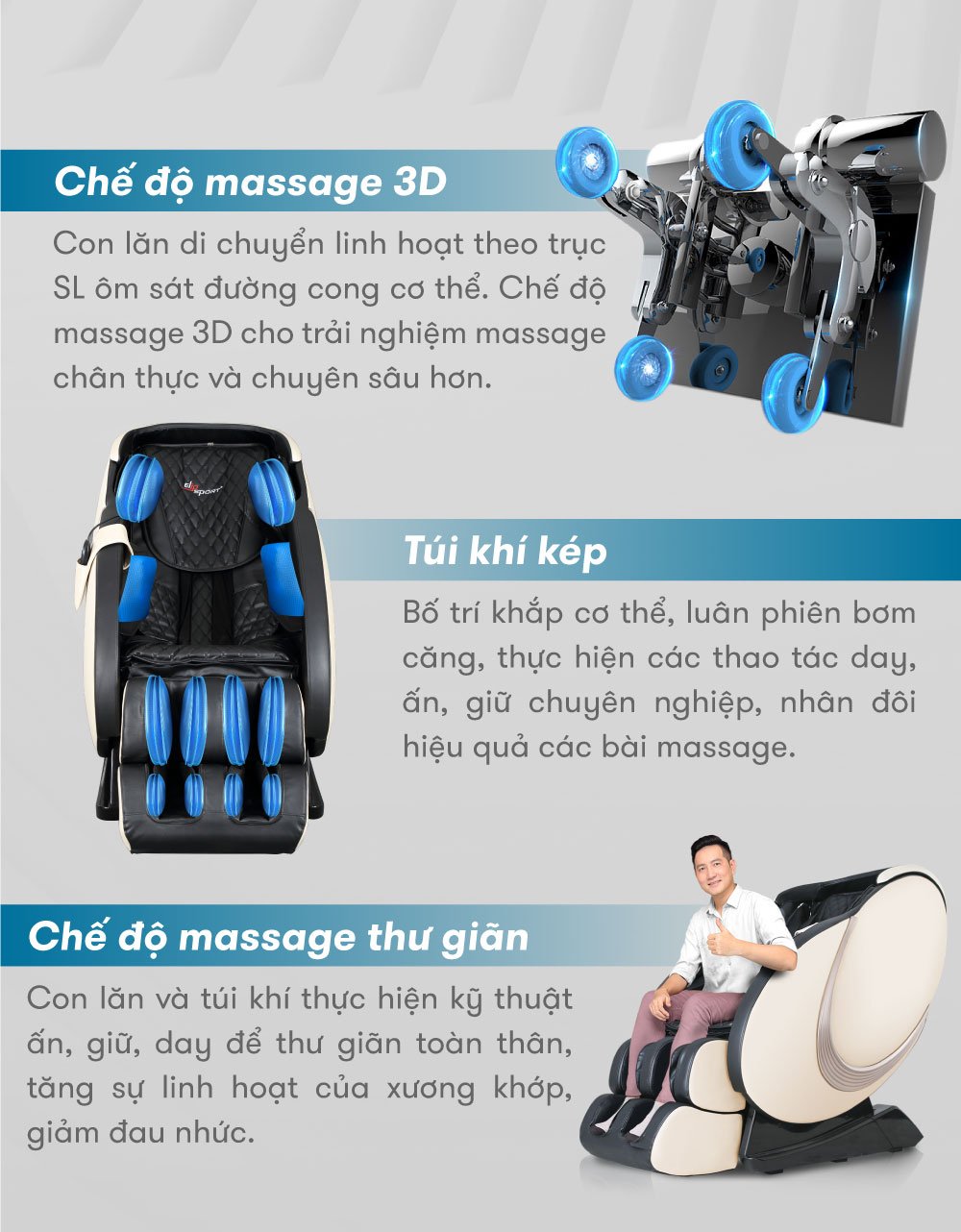 Ghế Massage ELIP Vinci1