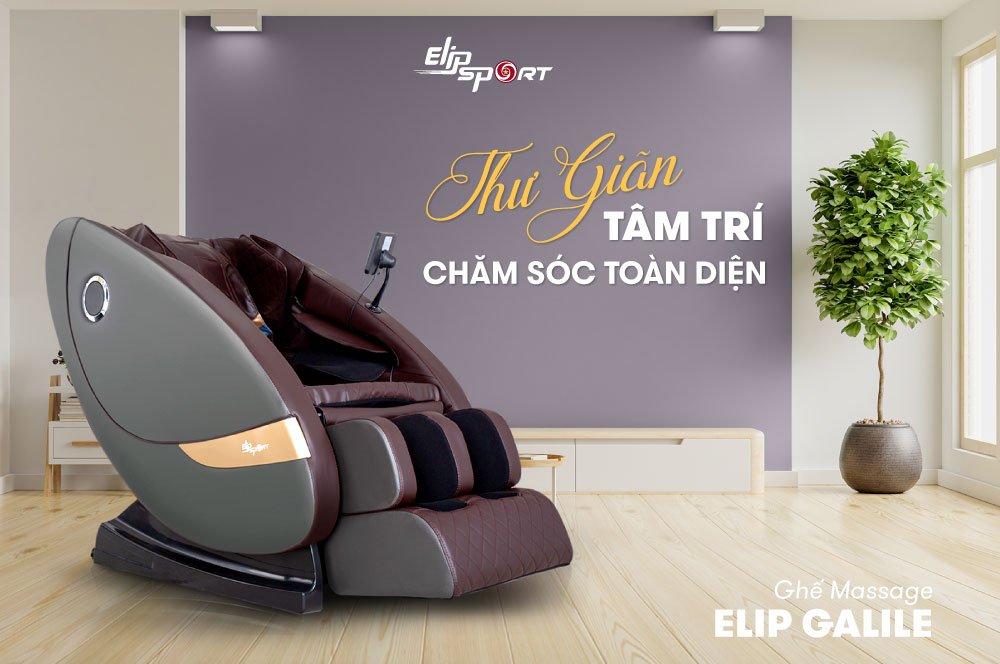 Ghế Massage ELIP Galile (GDV AG) giúp thư giãn tâm trí