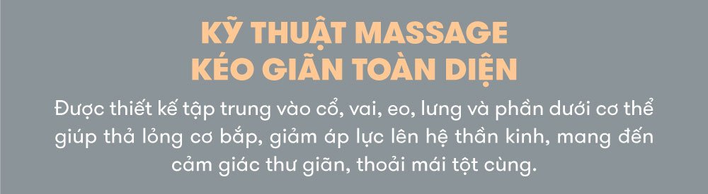 ghế mát xa mang cảm giác thoải mái