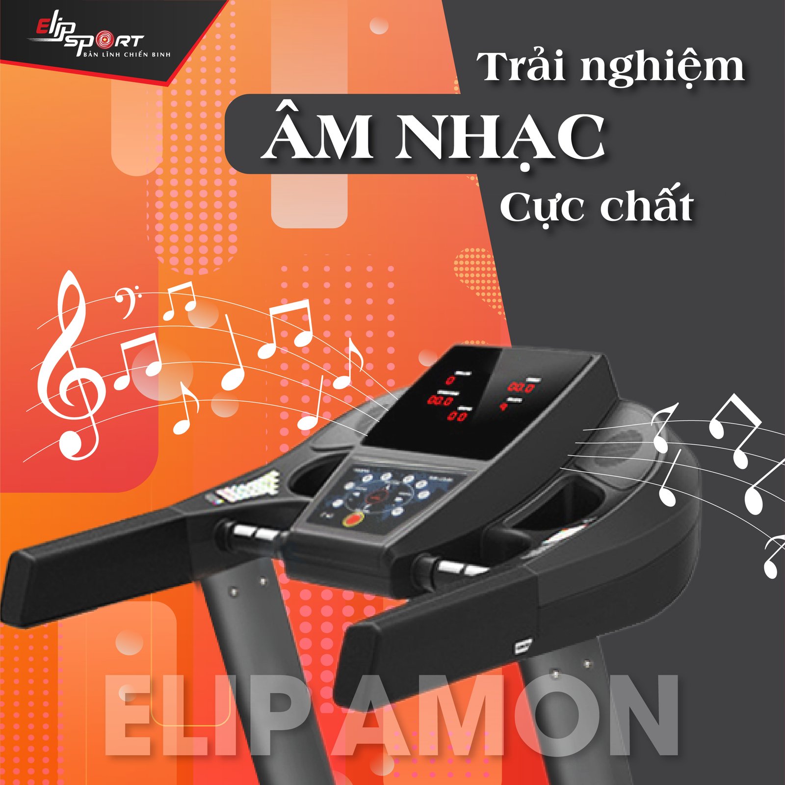 Máy chạy bộ đơn năng ELIP Amon