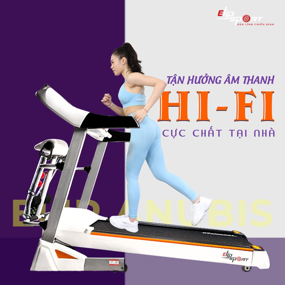 Máy chạy bộ đa năng ELIP Anubis 5 Máy chạy bộ đa năng ELIP Anubis