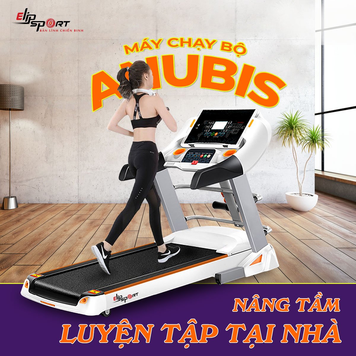 Máy chạy bộ đa năng ELIP Anubis 4 Máy chạy bộ đa năng ELIP Anubis