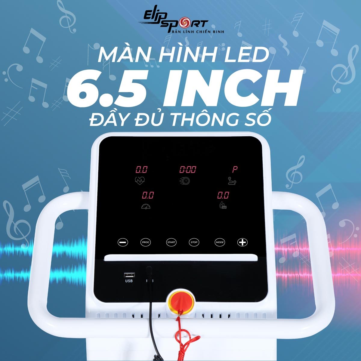 Máy chạy bộ điện đơn năng ELIP Aura