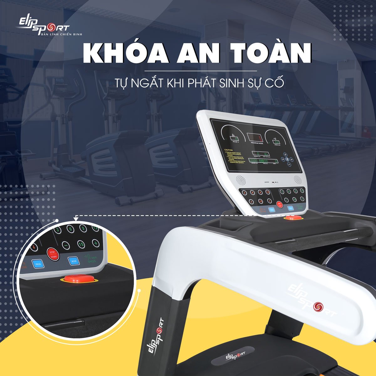 Máy chạy bộ điện ELIP Ronaldo