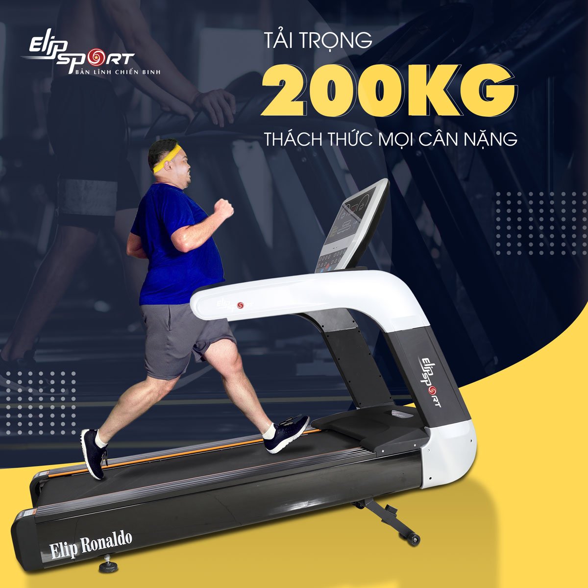 Máy chạy bộ điện ELIP Ronaldo
