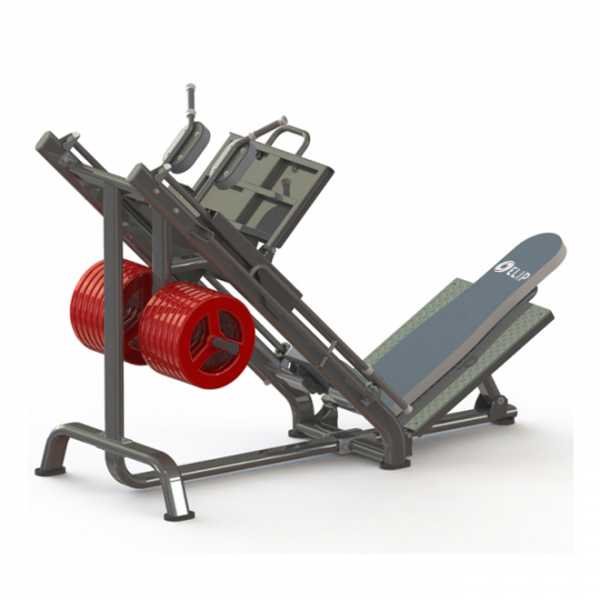 Máy nằm đạp đùi + gánh đùi ELIP AC006