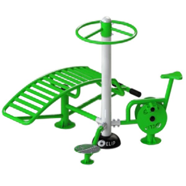 Máy tập 3 chức năng Elip E3001 8 Máy công viên tập 3 chức năng ELIP E3001